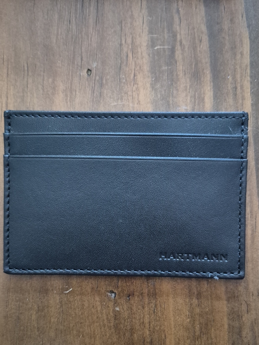 Hartmann Black Leather Card Case, NIB. - Picture 2 of 6
